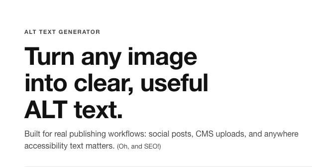 Image ALT Text Generator